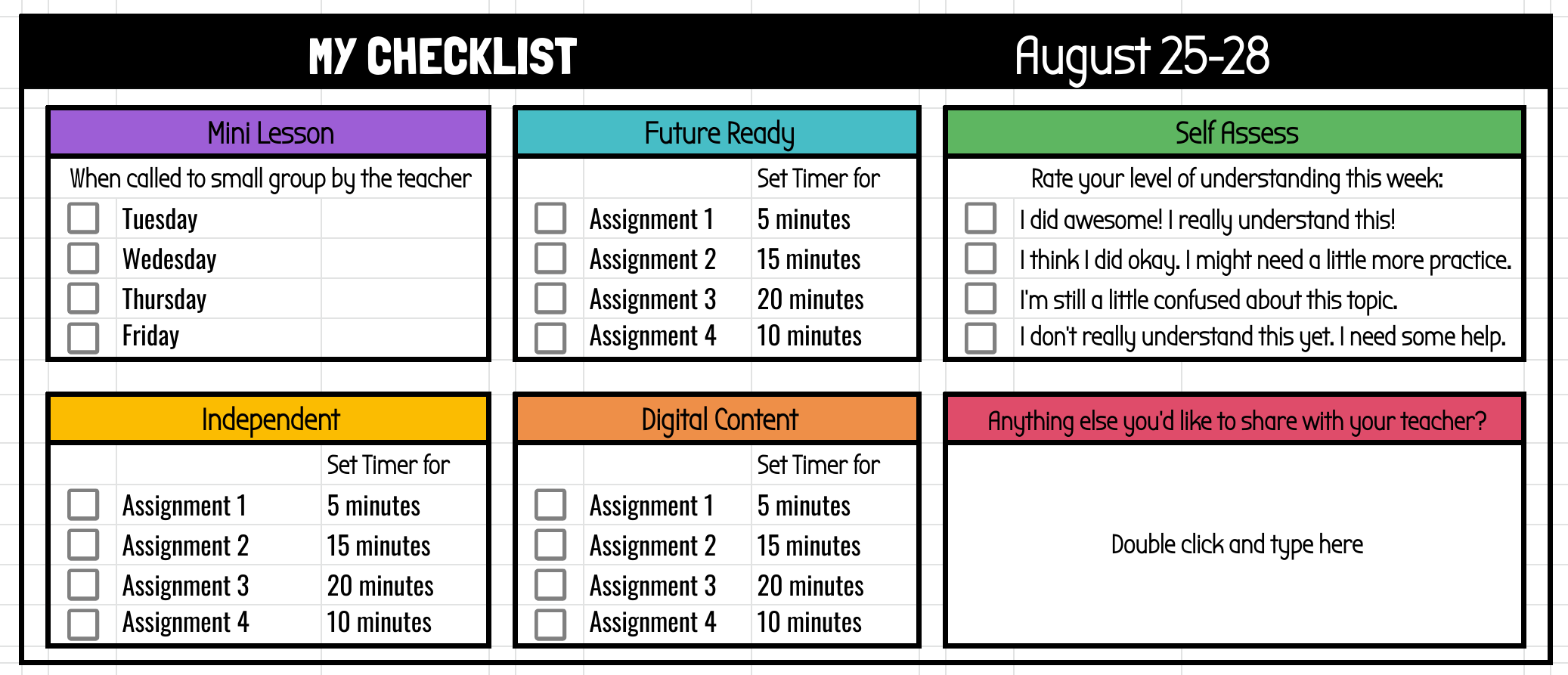 Student Checklist Template from meredithakers.files.wordpress.com